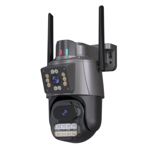Anboqi A38 Dual Lens Icsee PTZ-Kamera Mensch Auto Tracking Farbe Nachtsicht Outdoor Wireless Security Icsee WIFI-Kamera