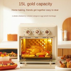 Hot Sale 15L Große Kapazität 1600W Weiß Super beheizte Luft fritte use Ofen Edelstahl Digitale Smart Control für das Kochen im Haushalt
