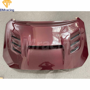 <span class=keywords><strong>SUBARU</strong></span> IMPREZA 11 VAB <span class=keywords><strong>STI</strong></span> 2015-2018用VARIVRSスタイルレッドカーボンファイバーフード