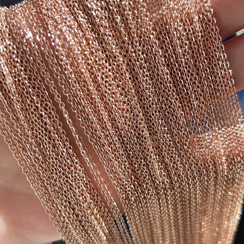 1,2mm de color oro rosa