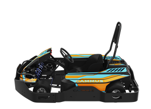 Yetişkin eğlence rekabetçi Go kart gelişmiş çerçeve kazasında koruma çift motor sürümü Go kart - Product Image 3