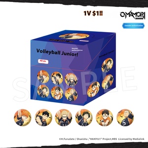爆発モデルダブルフラッシュプロセスラウンドティンプレートアニメピンブラインドボックスHinata Shoyo Haikyu日本のアニメーションソース - Product Image 3