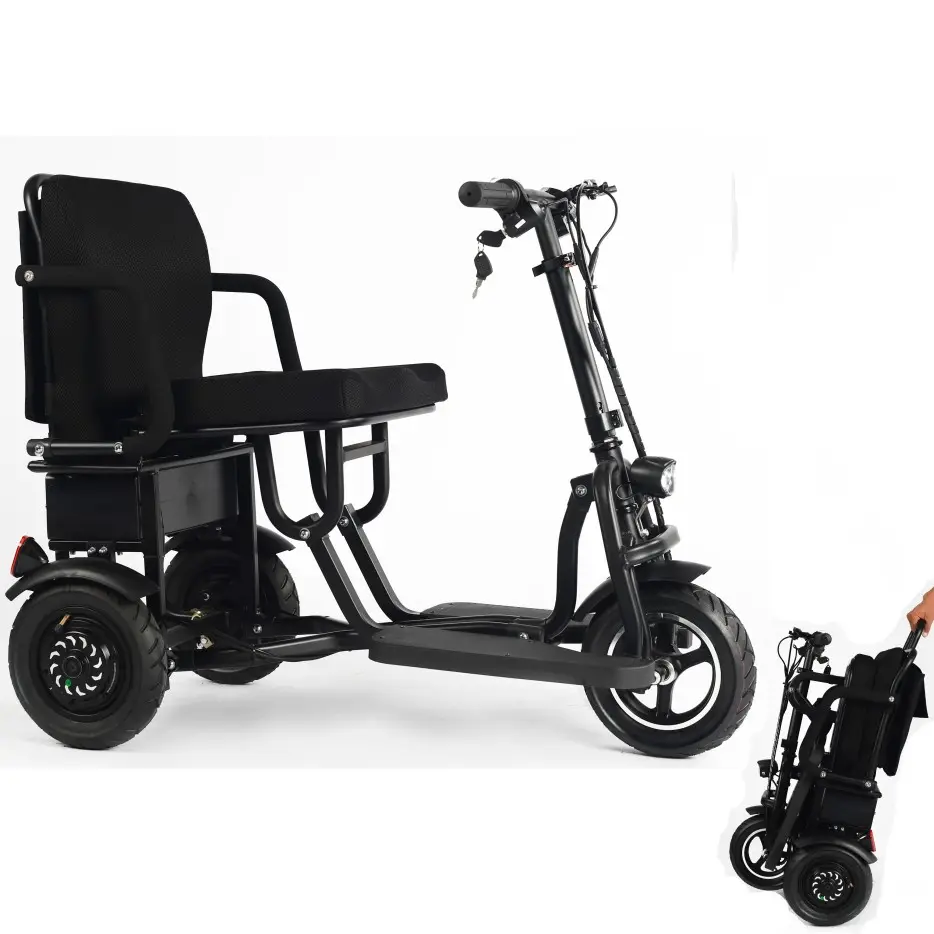 Triciclo elettrico per disabili per disabili con tre ruote a 3 ruote per adulti