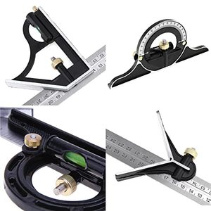 3 In 1 ayarlanabilir çoklu kombinasyon dik açı cetvel 300mm hareketli kare açı cetvel - Product Image 3