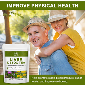 Teh detoks hati 42 hari alami dan organik 100% teh campuran <span class=keywords><strong>Herbal</strong></span> kekebalan tubuh meningkatkan - Product Image 3