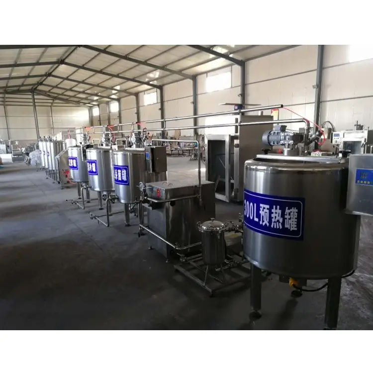 Linha de produção de leite uht preço de fábrica