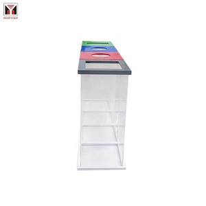Sorting Litter Receptacle <strong>Container</strong> <strong>Custom</strong> Plastic <strong>Garbage</strong> Bin Outdoor Modern Recycle Dustbin - Product Image 6