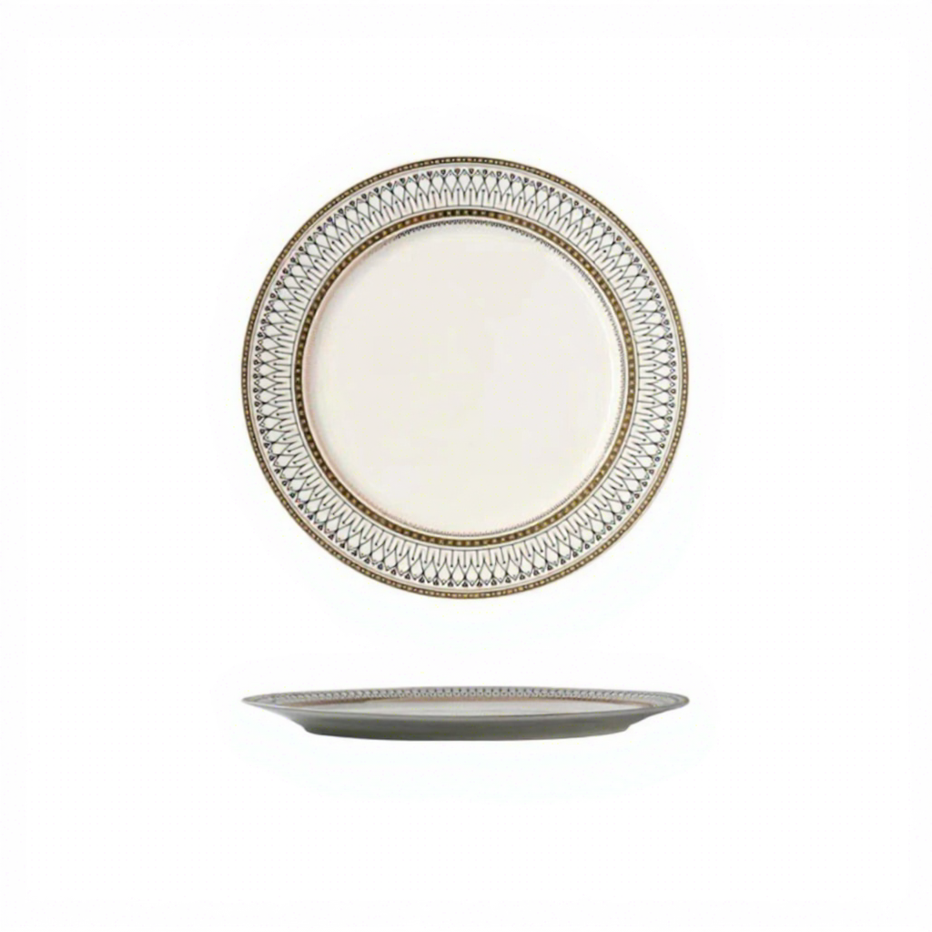 Assiette blanche de 8 pouces