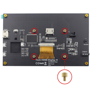 Unterstützung Raspberry Pi 3 Raspberry Pi 4 7 Zoll IPS 1024x600 Multi-Touch-Display 7 Zoll kapazitiver Touchscreen LCD (H) mit 2 Ständer