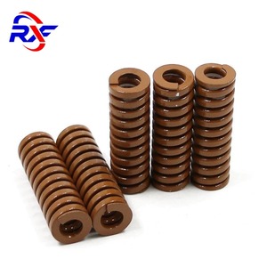 High Quality Tea Colored Metal Spring Flat Steel Wire Spring Flat Wire <strong>Compression</strong> Spring