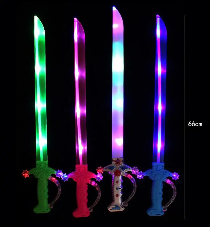 Cuchillo de espada LED de inducción de gravedad colorida para niños, juguete de regalo, último diseño