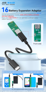 Cable flexible de batería JCID para iPhone 11 15 Pro Max Mini programador V1SE adaptador de repuesto de alimentación de etiqueta externa para teléfonos móviles - Product Image 6