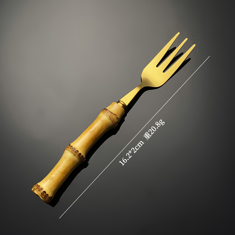 Golden Dessert Fork