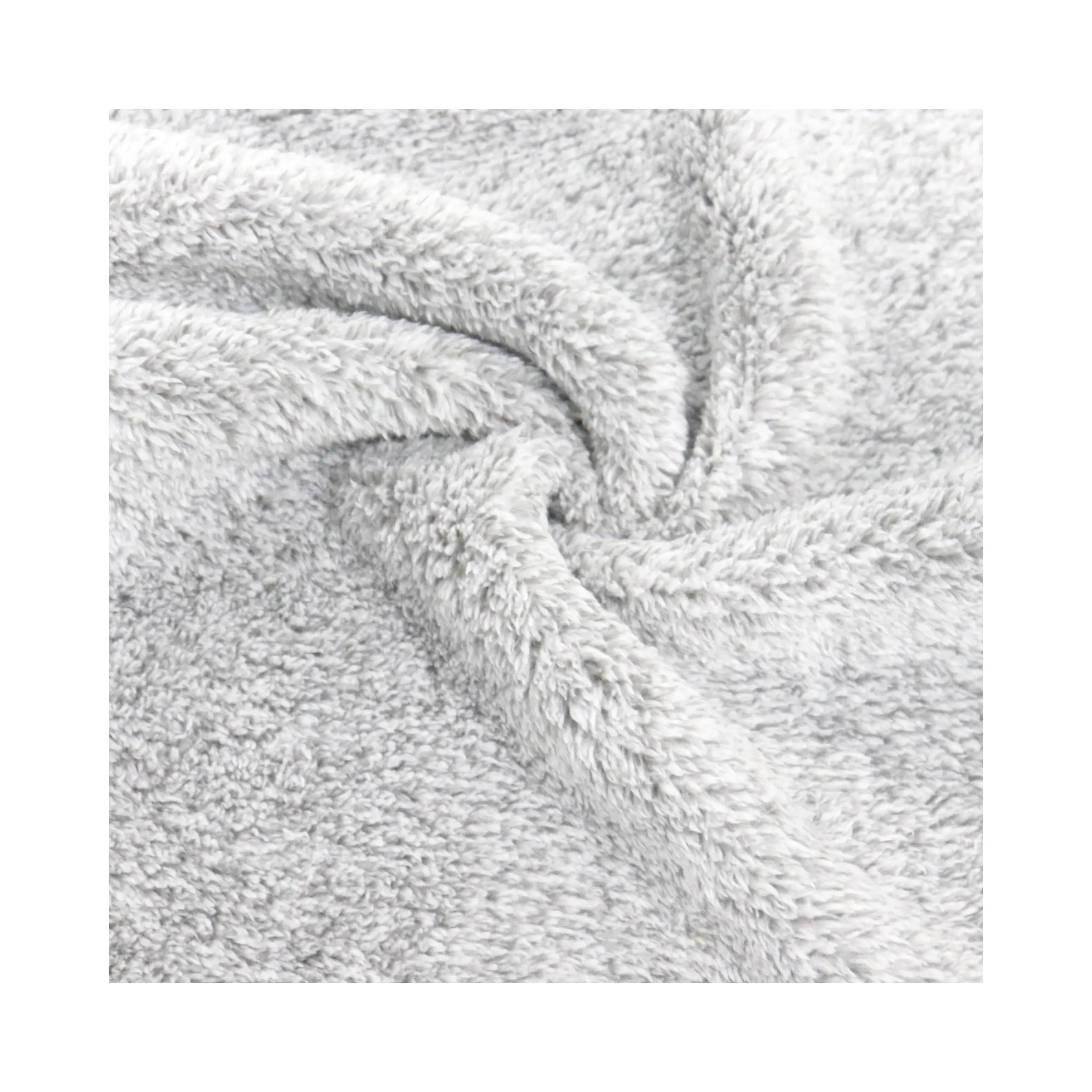 Drap de lit cationique spongieux personnalisé en gros 100% polyester anti-boulochage Sherpa polaire pour couvertures d'hiver