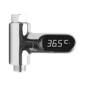 Newest V2 <strong>LED</strong> <strong>Display</strong> Bathroom Shower Thermometer with Water <strong>Temperature</strong> Gauge Updated with Digital <strong>Timer</strong> for Bathroom - Product Image 1