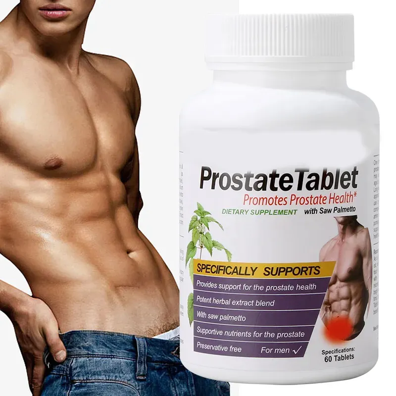 Próstata personalizado comprimidos fitoterápicos poderosos suporte impulsionador de energia masculino suplementos nutricionais