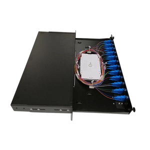 ODF Unit Box 12 24 48 72 96 144 Cores LC SC FC Adapters Telecom Optic Fibers Box for FTTH <strong>Network</strong> - Product Image 2