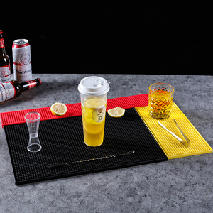45*30cm Soft <strong>PVC</strong> Rubber Custom <strong>Bar</strong> Runner Mat for <strong>Bar</strong> Using Eco-friendly <strong>PVC</strong> OEM Embossed logo <strong>bar</strong> Drip Mat - Product Image 4
