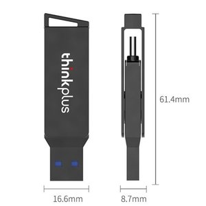 Thinkplus MU251 100% オリジナルビッグブランドUSB3.1フラッシュディスク16GB/32GB/64GB/128GB/256GB USBフラッシュドライブ - Product Image 6