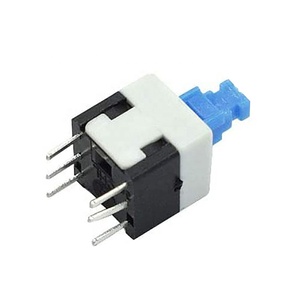 7x7 millimetri DPDT Self-Locking/Momentaneo Tatto Tattile Potenza Micro Interruttore di Pulsante di Montaggio - Product Image 2