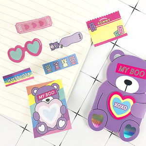 Kết Hợp Notepad Tùy Chỉnh Phim Hoạt Hình Bất Thường Hình Sáng Tạo Dính Ghi Chú - Product Image 4