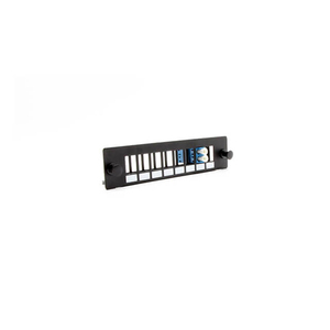 Rongbang 4 - 12 Ports 2 Pieces Structure Adapter Fiber Optic <strong>Patch</strong> <strong>Panel</strong> Cable Management Full Loaded Black or Customized Color - Product Image 3