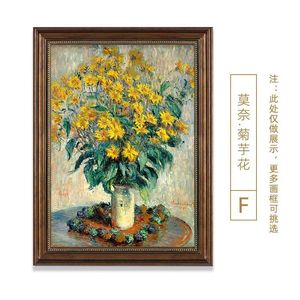 Factory Direct <strong>Monet</strong> Inspired Decorative Wall Art Ready to Hang Canvas Paintings with Frame - Product Image 2