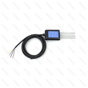 Detector de humedad del suelo analógico Sensor RS485 Salida 0-5V 0-10V 4-20mA Temperatura del suelo Sensor de humedad Sonda IP68 protegida