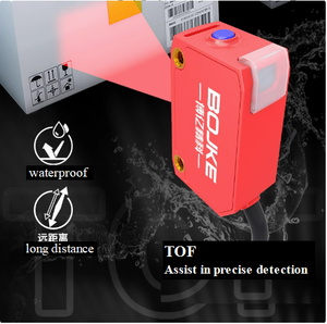 NPN PNP infrarrojo invisible 3M larga distancia de detección reflexión difusa TOF láser foto interruptor eléctrico sensor - Product Image 3