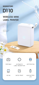 <strong>D110</strong> Android Ios Mini Cheap Smartphone Label <strong>Printer</strong> for Bottles, Goods, Kitchen, Perfume, Cosmetics, Name Sticker - Product Image 3