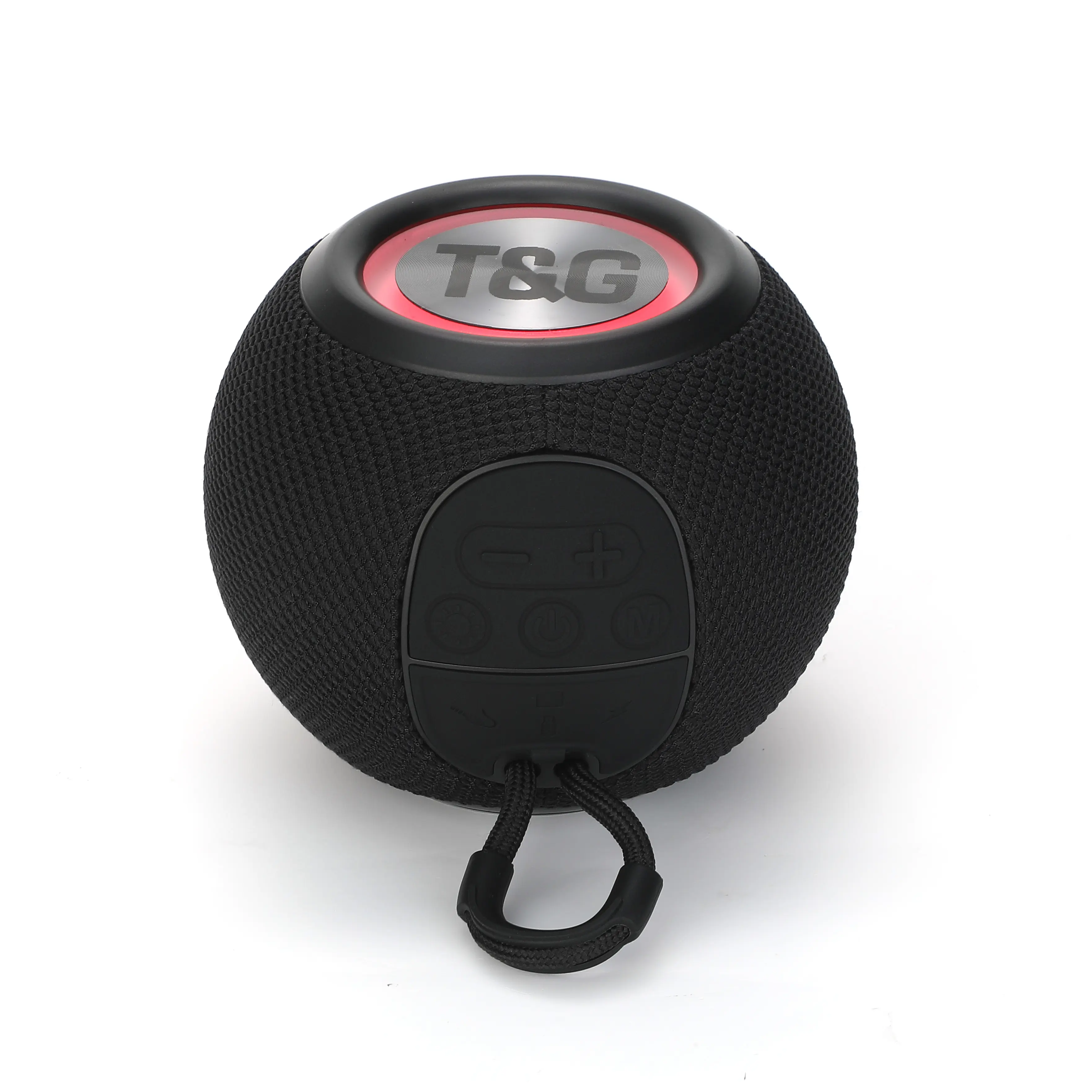 Venda quente Mini Portátil Bluetooth Wireless Speaker TG337 com luz LED RGB colorido