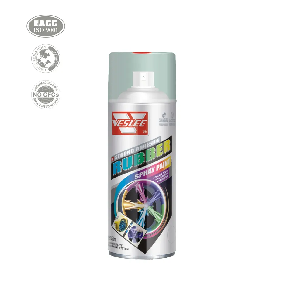 Pintura en aerosol de goma pelable de marca privada, película protectora de coche, pintura epoxi de goma