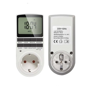 Di alta Qualità Europea Quotidiano Settimanale Digitale programmabile Timer Interruttore spina 220V per uso domestico - Product Image 5