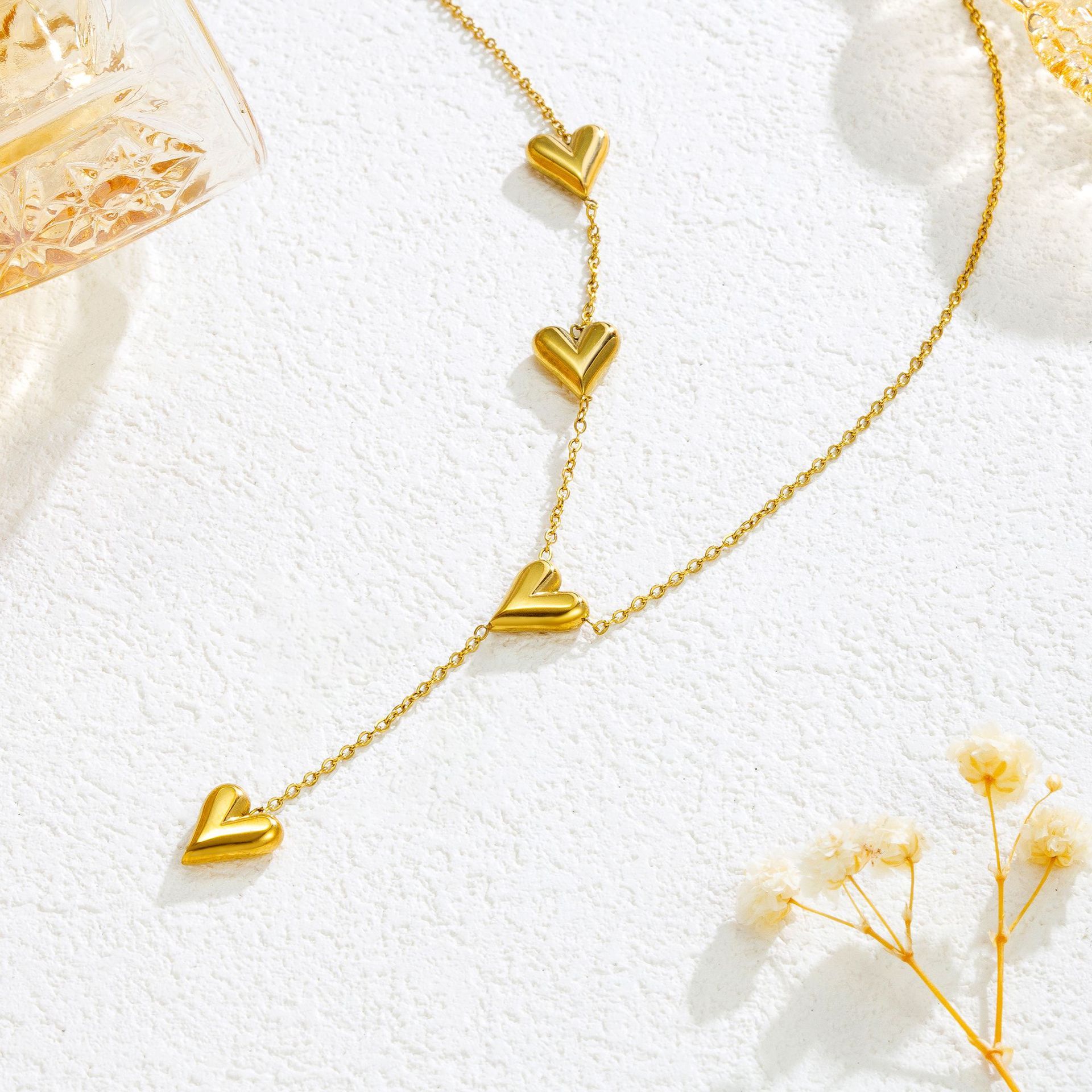 love necklace-Gold