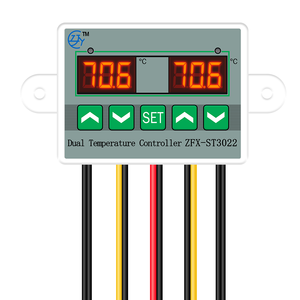 Controlador de temperatura Dual ZFX-ST3012, termostato inteligente, salida de relé bidireccional, instrumentos digitales de temperatura - Product Image 1