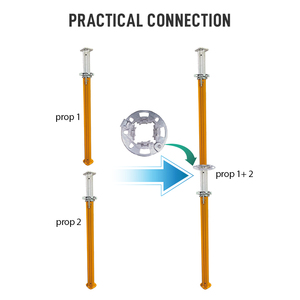 Andamio apuntalamiento prop aluminio altura ajustable encofrado sistema de apuntalamiento MULTIPROP Jack post para la construcción - Product Image 3