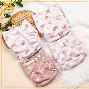 Wholesale Custom Reusable Cloth <strong>Diaper</strong> Waterproof PUL Washable Nappy Cloth <strong>Diaper</strong> for Baby - Product Image 2