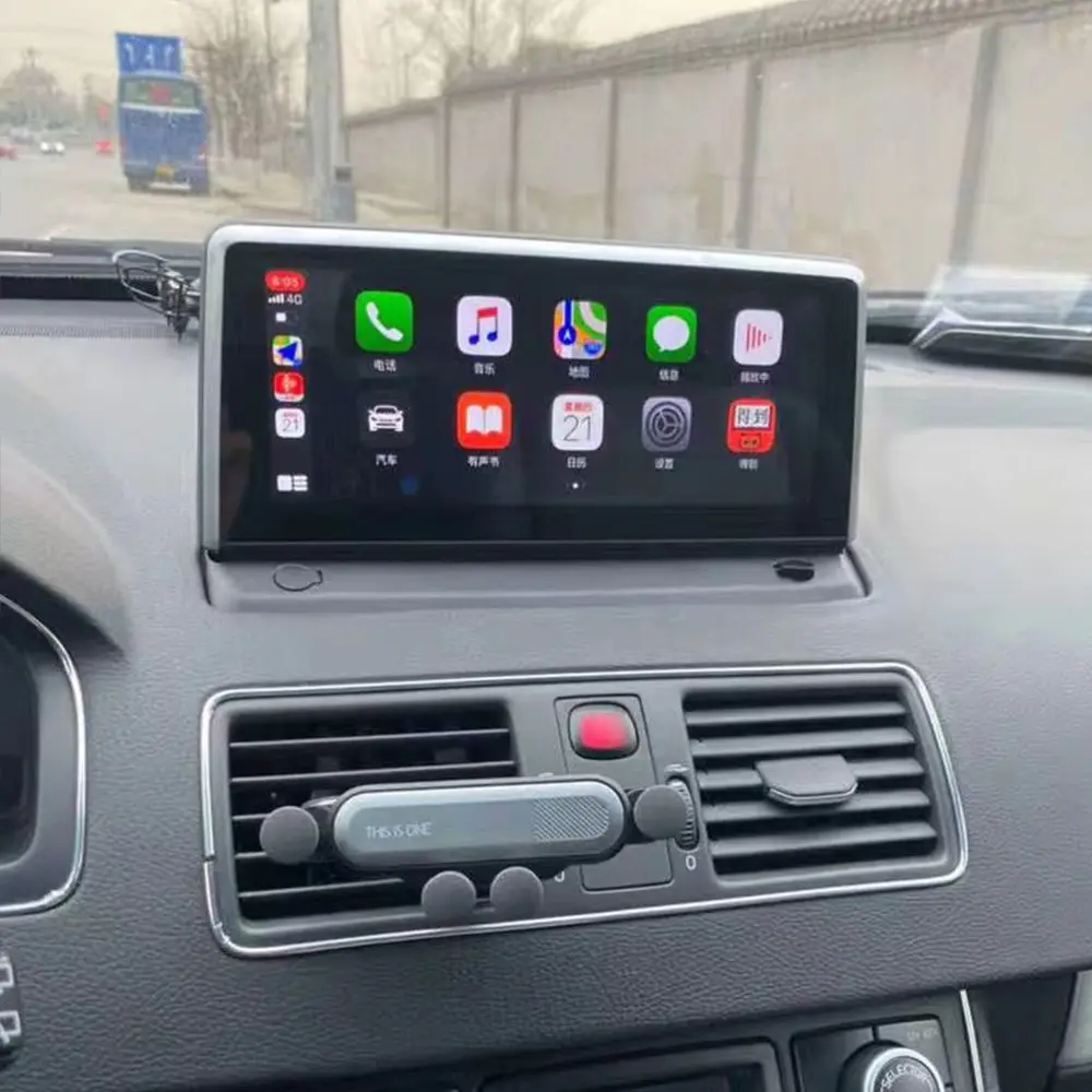 Carplay Radio Android Navigasi GPS Mobil, untuk Volvo XC90 Pemutar Video Multimedia Mobil Perekam Tape Radio Stereo 64GB Unit Kepala Hd