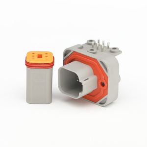 China Direct Factory Sale Auto Waterproof DT13-6P Connector <strong>6Pin</strong> Right Angle PCB Mount <strong>Header</strong> for Power Applications - Product Image 4