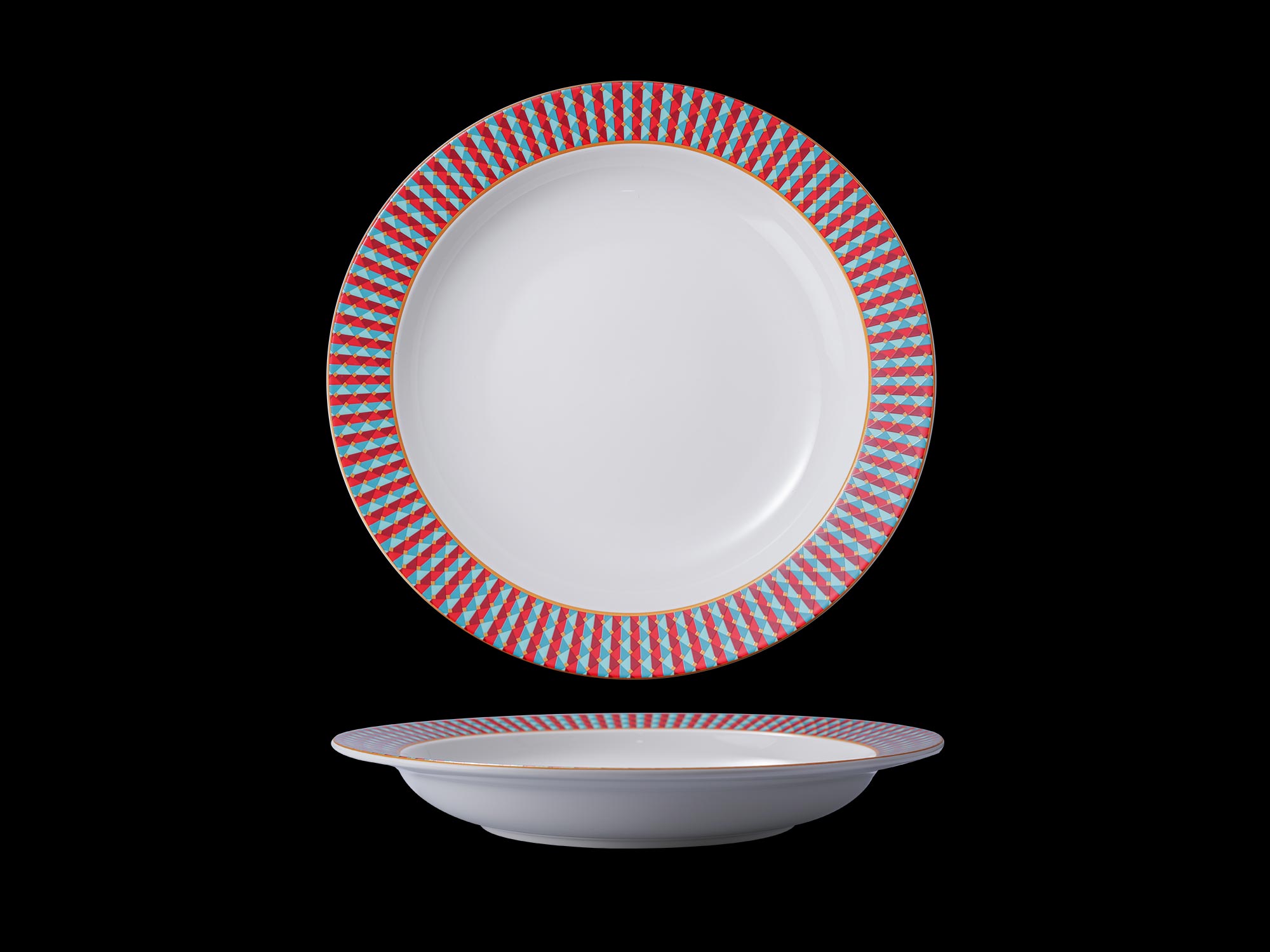 10,5 pouces assiette à soupe