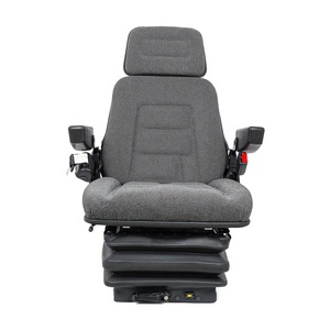 Asiento de carretilla elevadora súper proveedor, Base de Grammer, suspensión mecánica, amortiguador, vehículo de construcción, limpieza de carreteras, asiento de vehículo