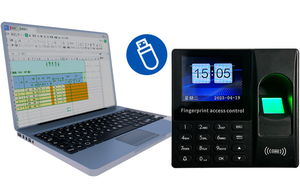 Schlussverkauf biometrischer Fingerabdruck Präsenz-Zugangskontrolle-Gerät USB-Flash-Fingerabdruckgerät Fingerabdruck-Zeitrekorder - Product Image 3