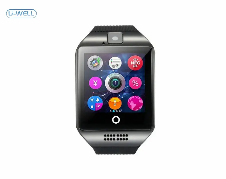 Android için 4g Sim kart ve kamera mobil ile Q18 akıllı saat