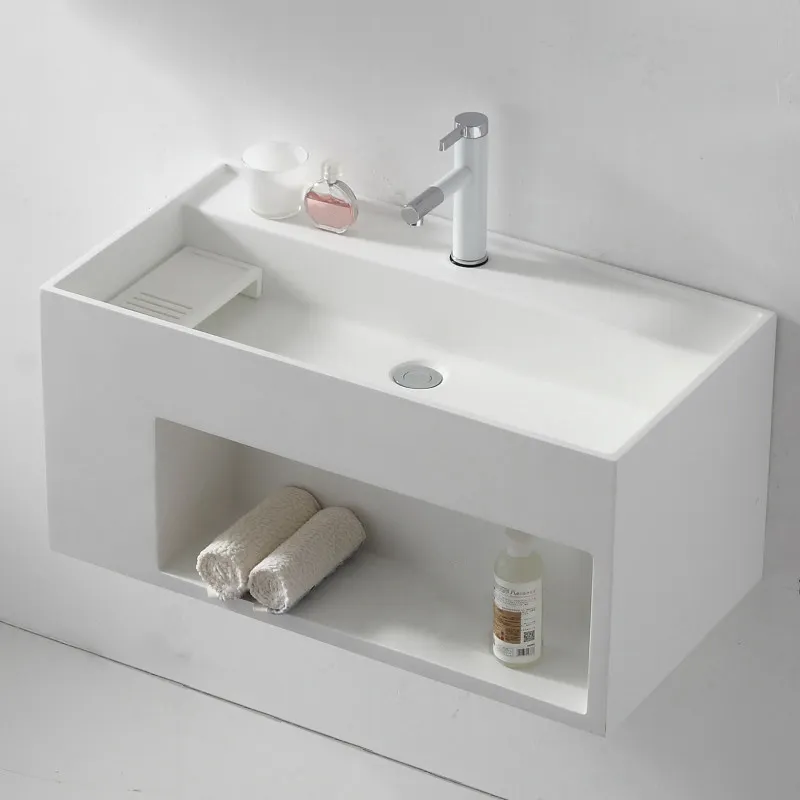 Prezzo di fabbrica lavabo lavabo bagno lavabo superficie solida lavelli da appoggio