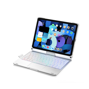 2024 iPadPadPro11タブレットBluetoothキーボードに適していますAir6タッチ付きロータリーバックライト付きキーボード - Product Image 1