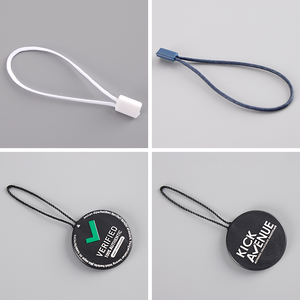 プラスチックタグ紙ひも服シールタグバッグと靴用環境に優しいカスタム服 - Product Image 4