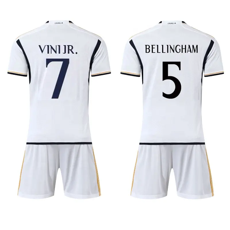 All'ingrosso personalizzato 23-24 nuova stagione Club Team Real Thai Quality Soccer Jersey adulti maglia da calcio