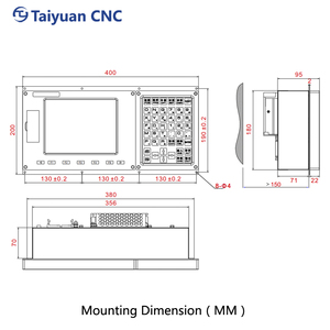 Multifunktionale 3-5 achsen CNC-Schnecklinkregler und PLC-programmierungsregler für spezielle Automatisierungsausstattung