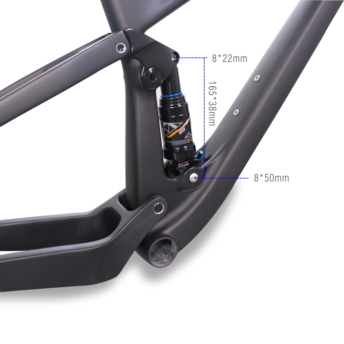 2023 High quality 29er boost travel 100mm MTB Mountain Carbon Bike Frame for adult Cross Country Bicycle Frame
