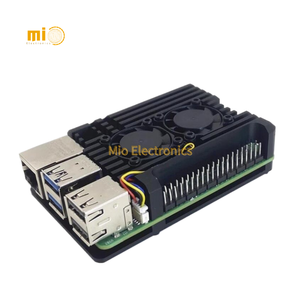 Raspberry Pi 5 Development Board Kit mit aktiver Kühlung PWM Geschwindigkeit regulierender Lüfter Metall panzers chale Himbeer Pi5 Gehäuse
